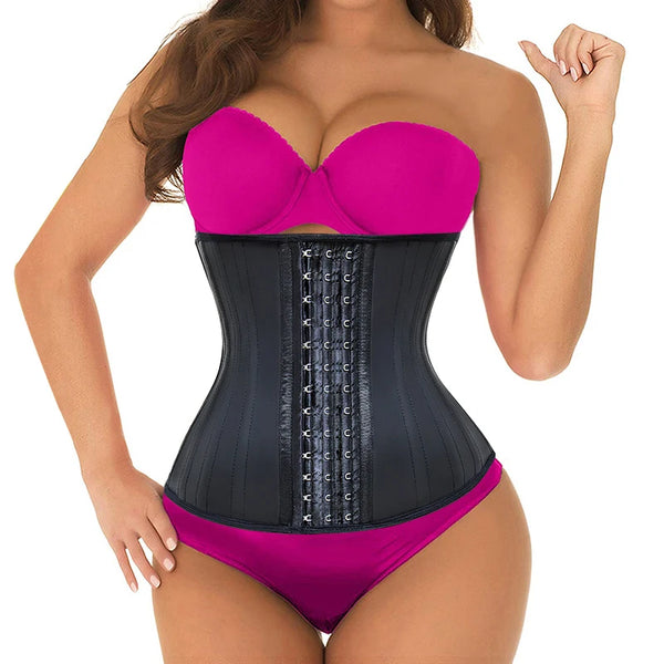 Fitness Waist Trimmer Belt Latex Waist Trainer Women's Corset Long Torso Waist Cinchers Hourglass Body Shaper Sports Girdles Wofashion.xyz