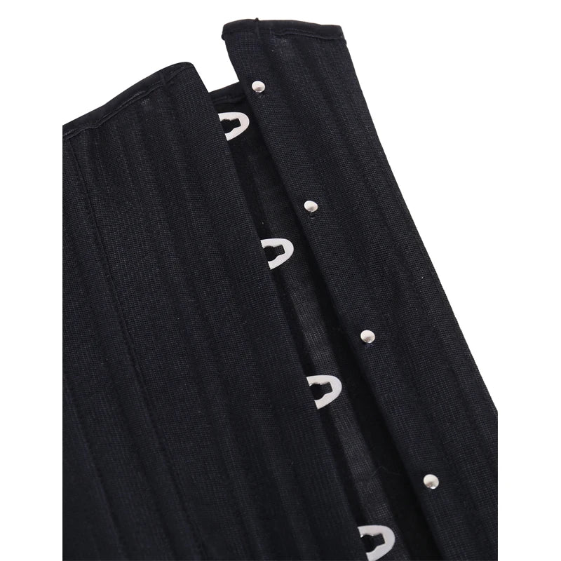 BurVogue Sexy Women's Corset Body Shapewear Slimming Sheath Woman Flat Belly Waist Trainer 24 Steel Bonded Mesh Waist Girdles