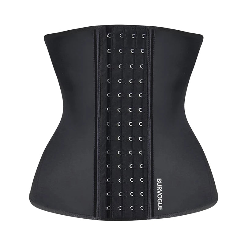 BurVogue Latex Waist Trainer Corset for Women Slimming Body Shaper Fitness Waist Cinchers Tummy Shapewear Underbust Binders Wofashion.xyz