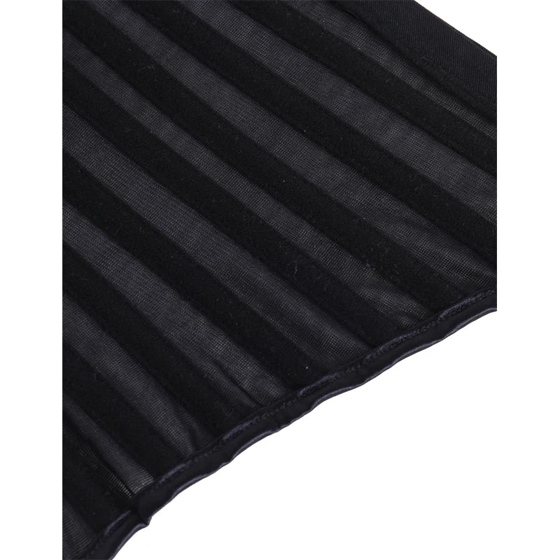 BurVogue Sexy Women's Corset Body Shapewear Slimming Sheath Woman Flat Belly Waist Trainer 24 Steel Bonded Mesh Waist Girdles