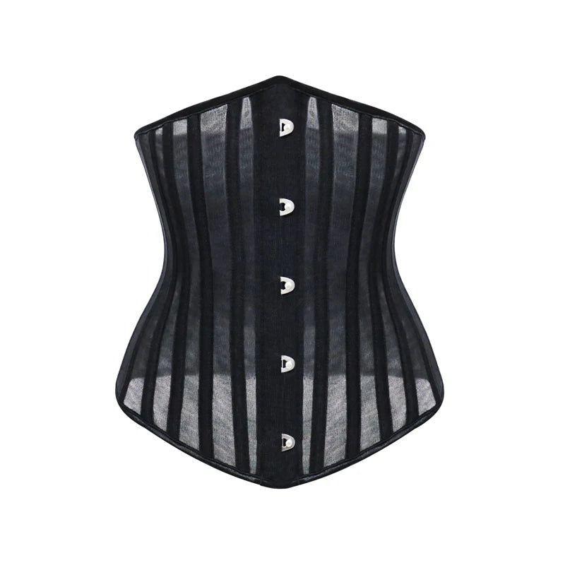 BurVogue Sexy Women's Corset Body Shapewear Slimming Sheath Woman Flat Belly Waist Trainer 24 Steel Bonded Mesh Waist Girdles Wofashion.xyz