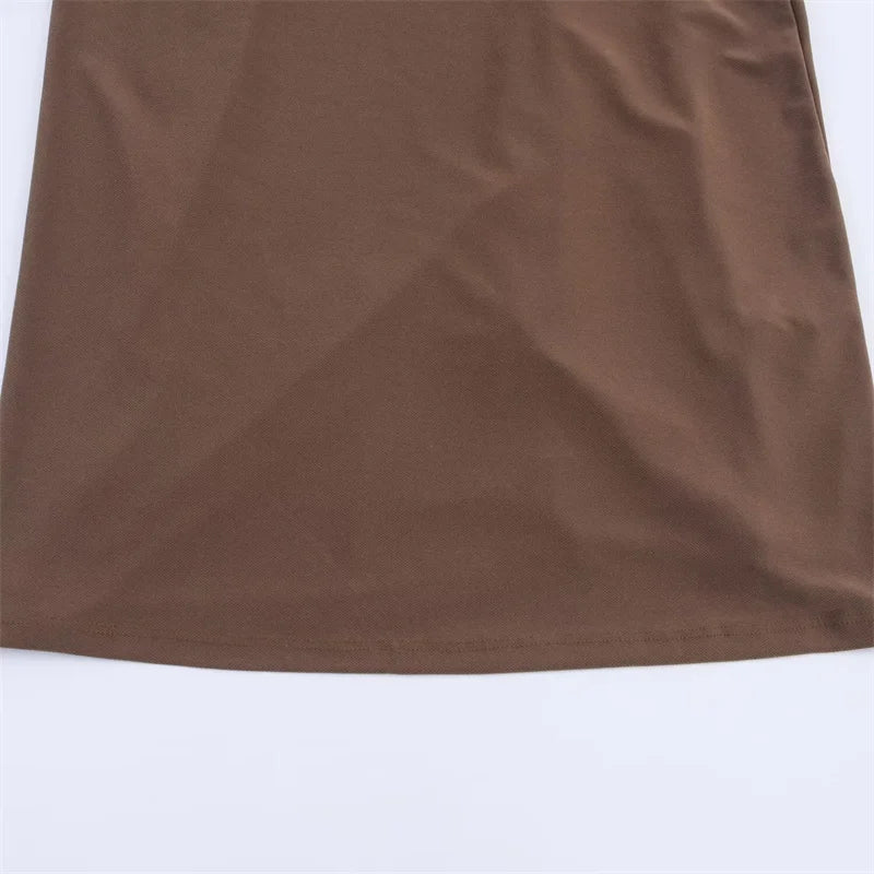 Women's Maxi Dress 2025 New Short Sleeve Pleated Gold Embellished Long Dress Female Elegant Personality Fashion Party Dresses