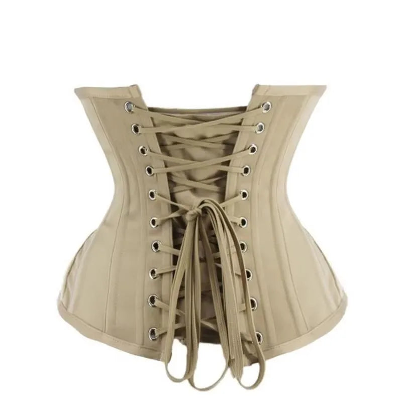 Burvogue Burvogue Women's Tummy Control Waist Trainer 12 Steel Bones Corset Slimming Body Shapewear Cincher for Shaping And Supp