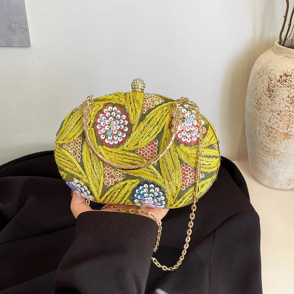 Luxury Gold Clutch Bags for Women 2025 Party Bags Evening Purse Designer Crossbody Bag New in Handbag Ladies hand bag sac femme Wofashion.xyz