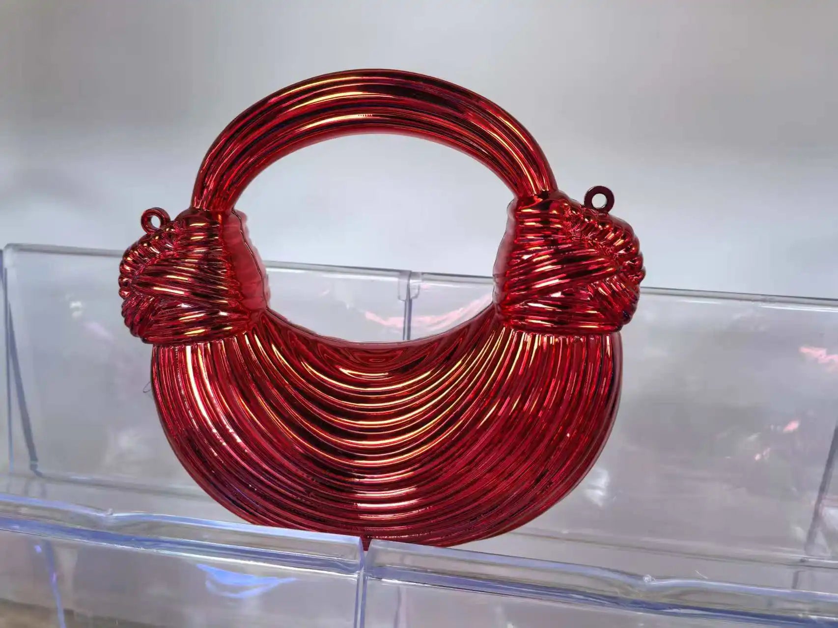 Mini Golden Evening Bag Purses and Handbags Luxury Designer Shoulder Bags Knot Noodle Party Wedding Acrylic Shiny Clutch Purse