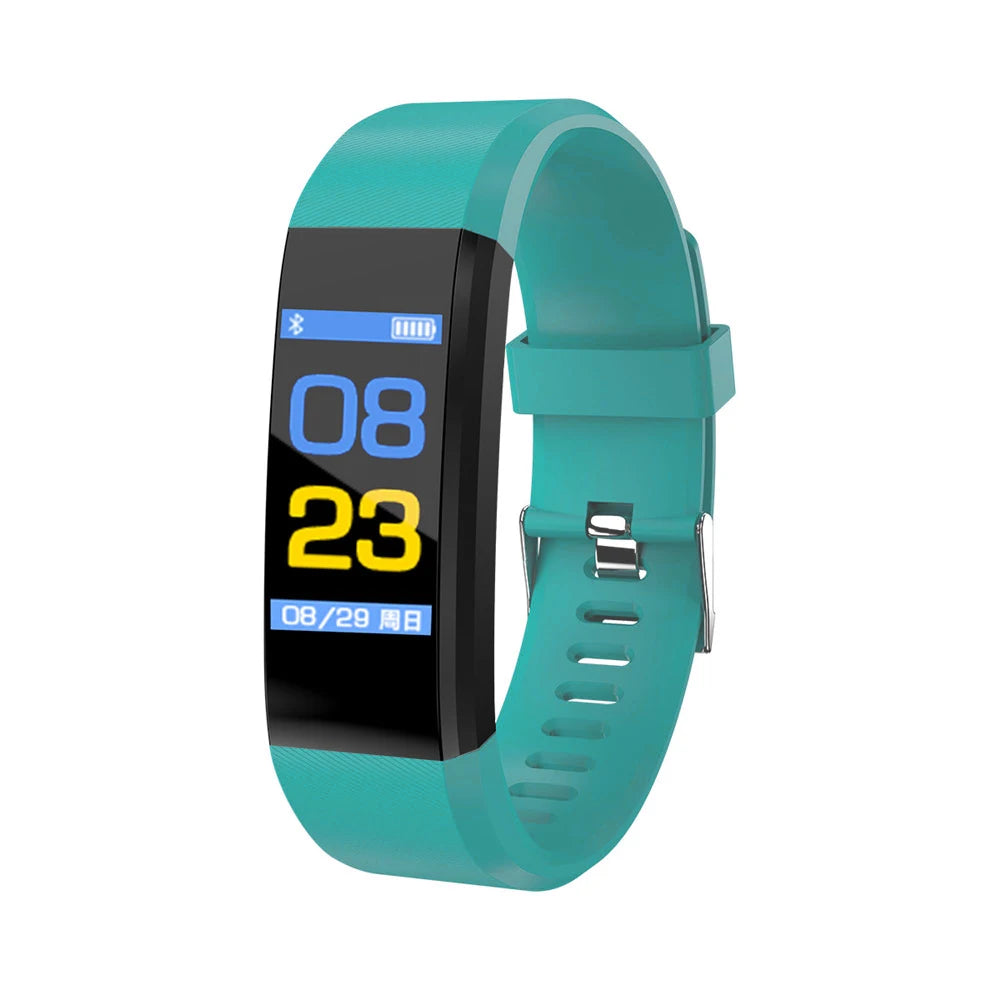 115 Plus Smart Watch Sport Watches Health Smart Wristband Heart Rate Fitness Pedometer Bracelet Waterproof Men Woman Watch