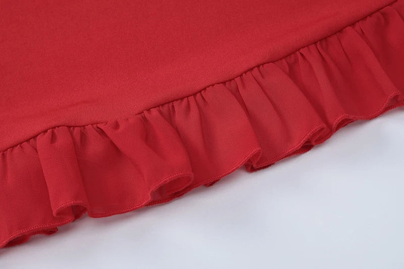 Mozision Elegant Women's Summer New Sexy Backless Solid Slash Neck Dress Slim Fit Waist Camisole Mini Dress Club Party Dress