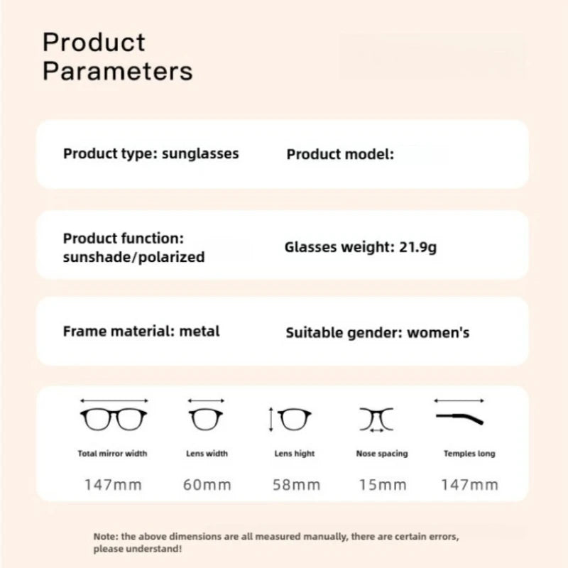 Sunglasses for Women  New Gradient Color Korean Edition Trendy UV Resistant Sunglasses Large Face Slimming Polarized Glasses