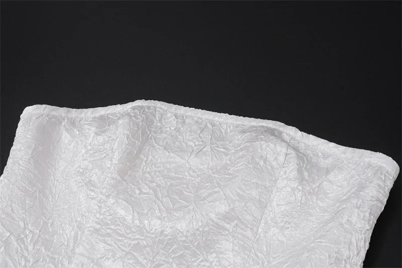 Mozision Halter Off-shoulder Strapless Sexy Mini Dress Women White Sleeveless Backless High Waist A-line Club Party Dress Female