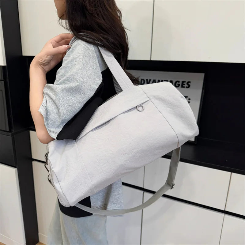 Female Gym Bag For Travel Big Traning Luggage Shoulder Bolsas Shoe Compartment Weekend Swimming Fitness Handbag Women's Sports