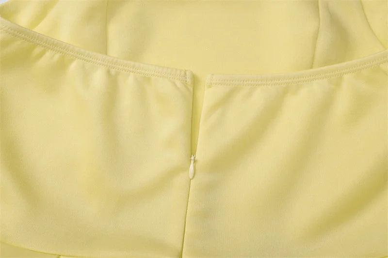 Mozision Halter Backless Sexy Midi Dress Women Fashion Solid Sleeveless High Waist A-line Club Party Pleated Long Dresses Female