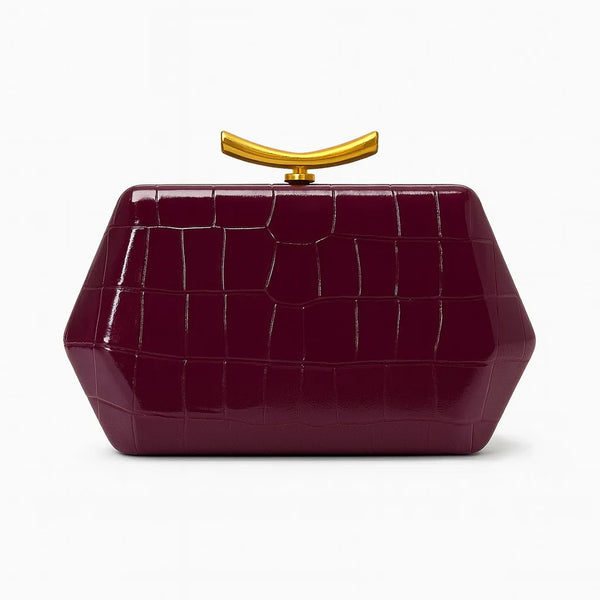 Luxury Design Top-Handle Bag For Women Evening Handbag Long Purse Crocodile Pattern Crossbody Shoulder Bags Fashionable Outfits Wofashion.xyz