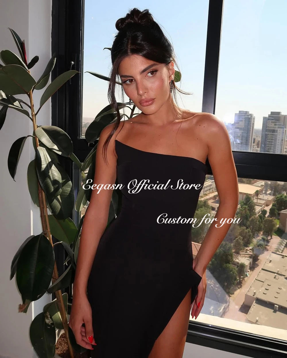Customized Women's Evening Party Dresses Special Occasion Dress Leg Split Prom Gown Luxury Mermaid New فساتين سهرة 2025