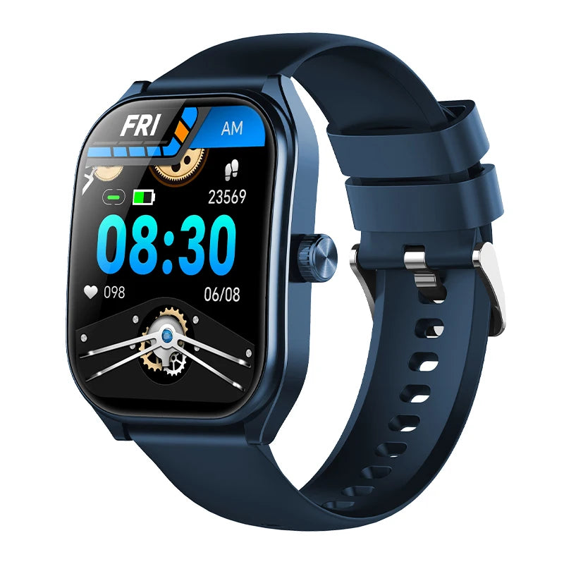 Smart Watch 2.01'' AMOLED Curved Screen IP68 Waterproof Bluetooth 5.3 Call AI Vioce Assistant Fitness Smartwatch for Men