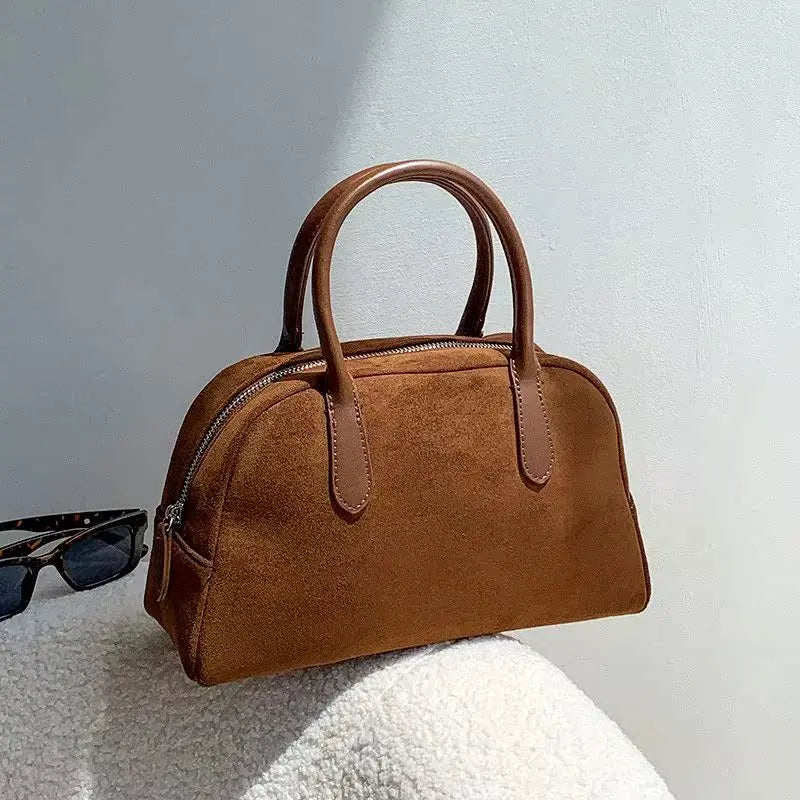 New Bowling Handbag, Retro Handbag for Women, Large Capacity Carrying Pillow Bag