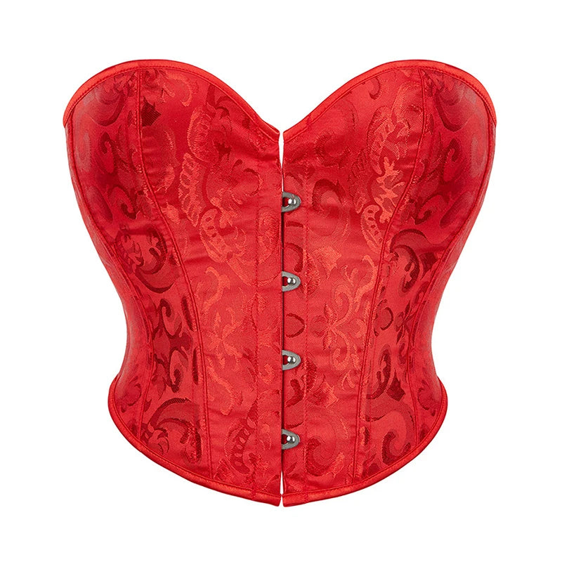 BurVogue Women Short Overbust Corset Crop Tops Strapless Off Shoulder Summer Short Camisole Underwear Female Bustier