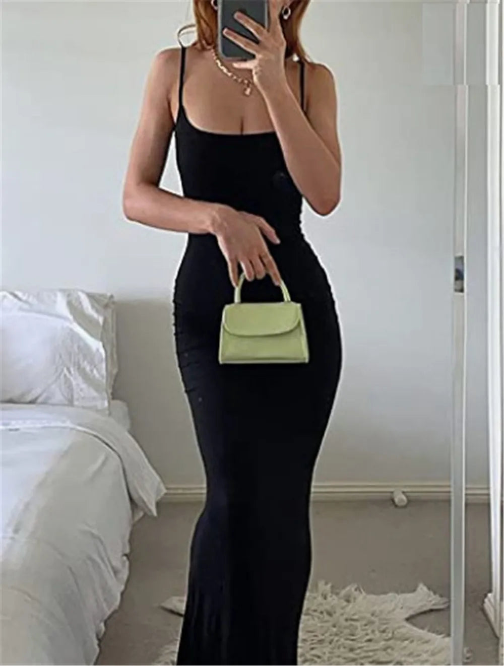 Women's Summer Maxi Dress Casual Lounge Slip Long Y2K Sexy Sleeveless Backless Bodycon  Slim Elegant Prom Party Exotic  Bohemia
