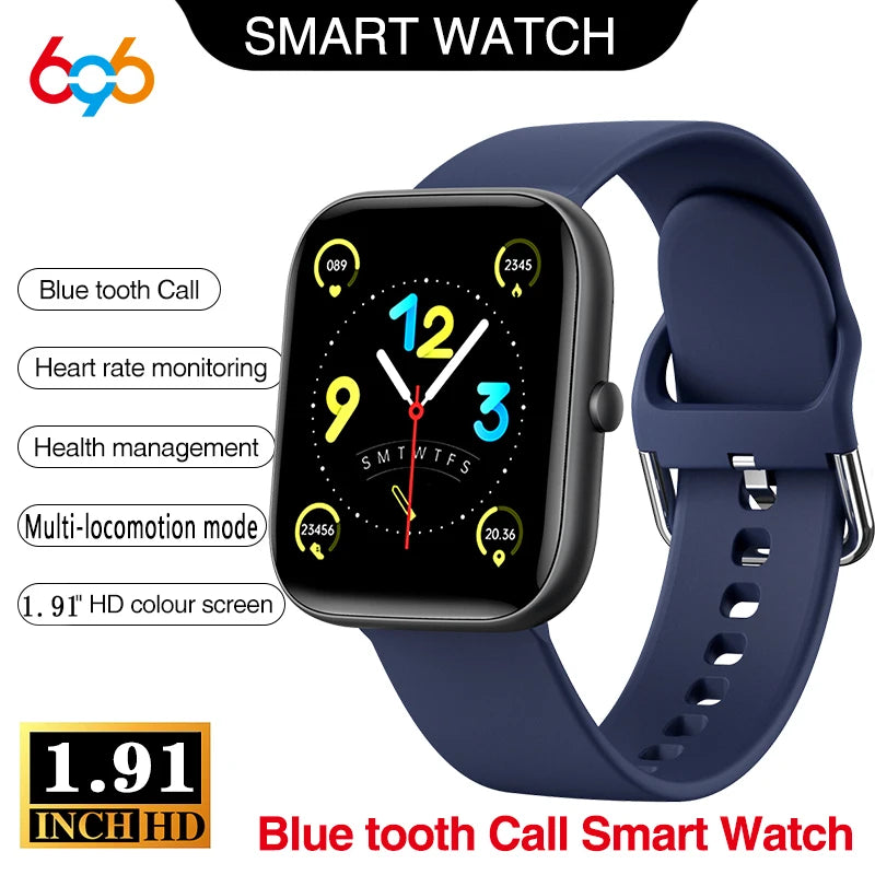 New Smart Watch New Fashion Men Women Blue Tooth Call Music Waterproof Sport Heart Rate Blood Oxygen Smartwatch Information push Wofashion.xyz