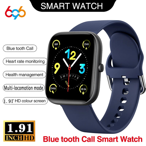 New Smart Watch New Fashion Men Women Blue Tooth Call Music Waterproof Sport Heart Rate Blood Oxygen Smartwatch Information push Wofashion.xyz