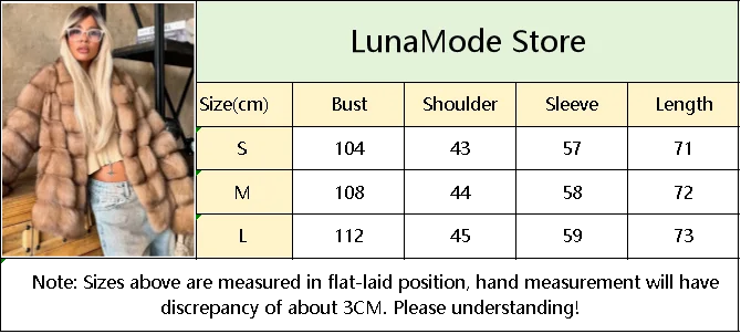 Fashion Patchwork Faux Fur Coat Women Casual Full Sleeve Lapel Loose Long Staple Plush Jacket 2025 New Winter Street Wear New