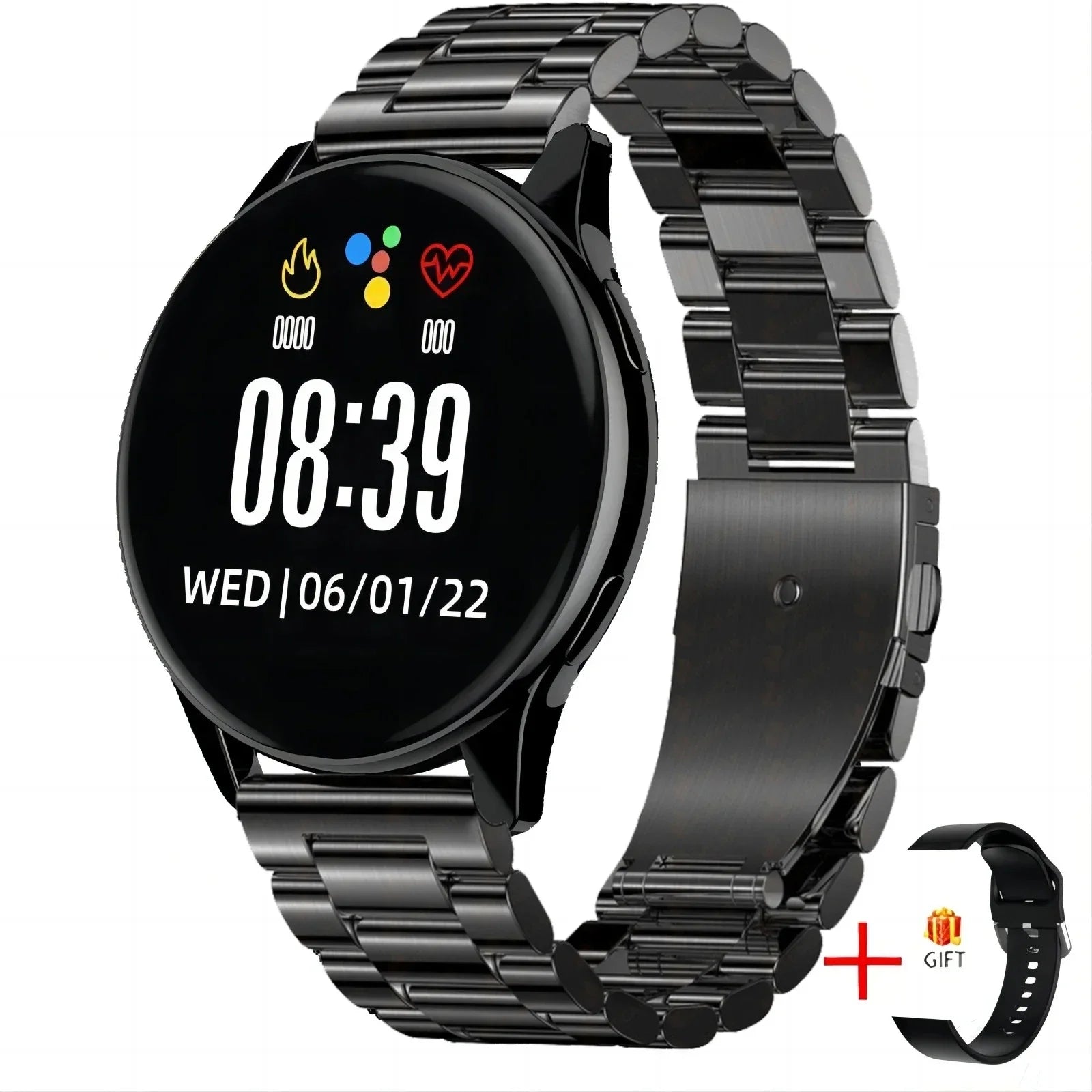 Smartwatch 2025 Round AMOLED Display Bluetooth relojes para hombres Wireless Smart Watches Man Woman NEW For iPhone Android