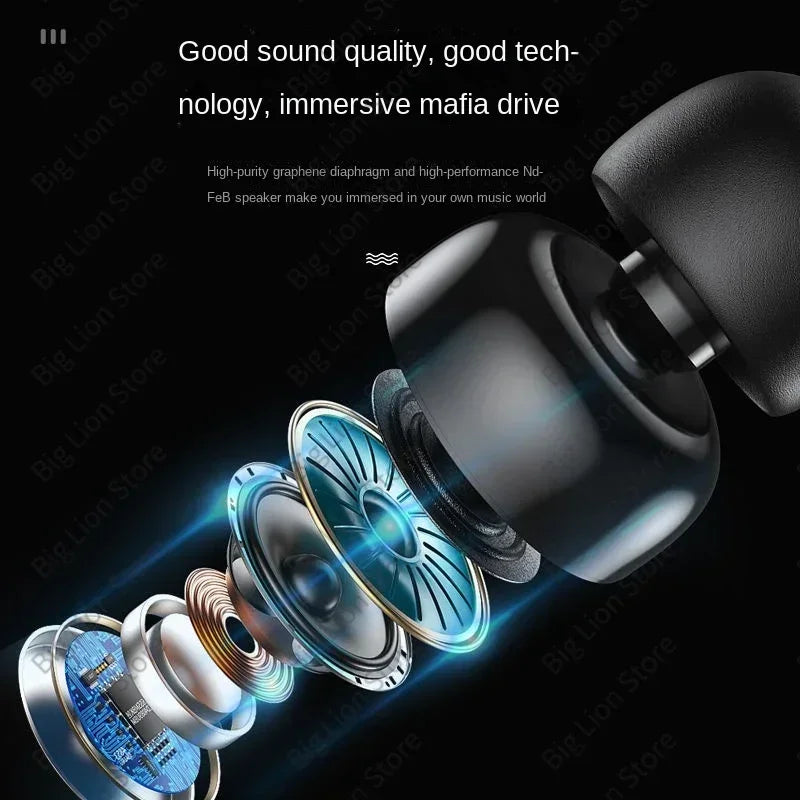 NEW TWS Earphone Bluetooth Wireless Headphones Stereo Earphones 5.3 Wireless Headphone With Microphone For All Smart Phones