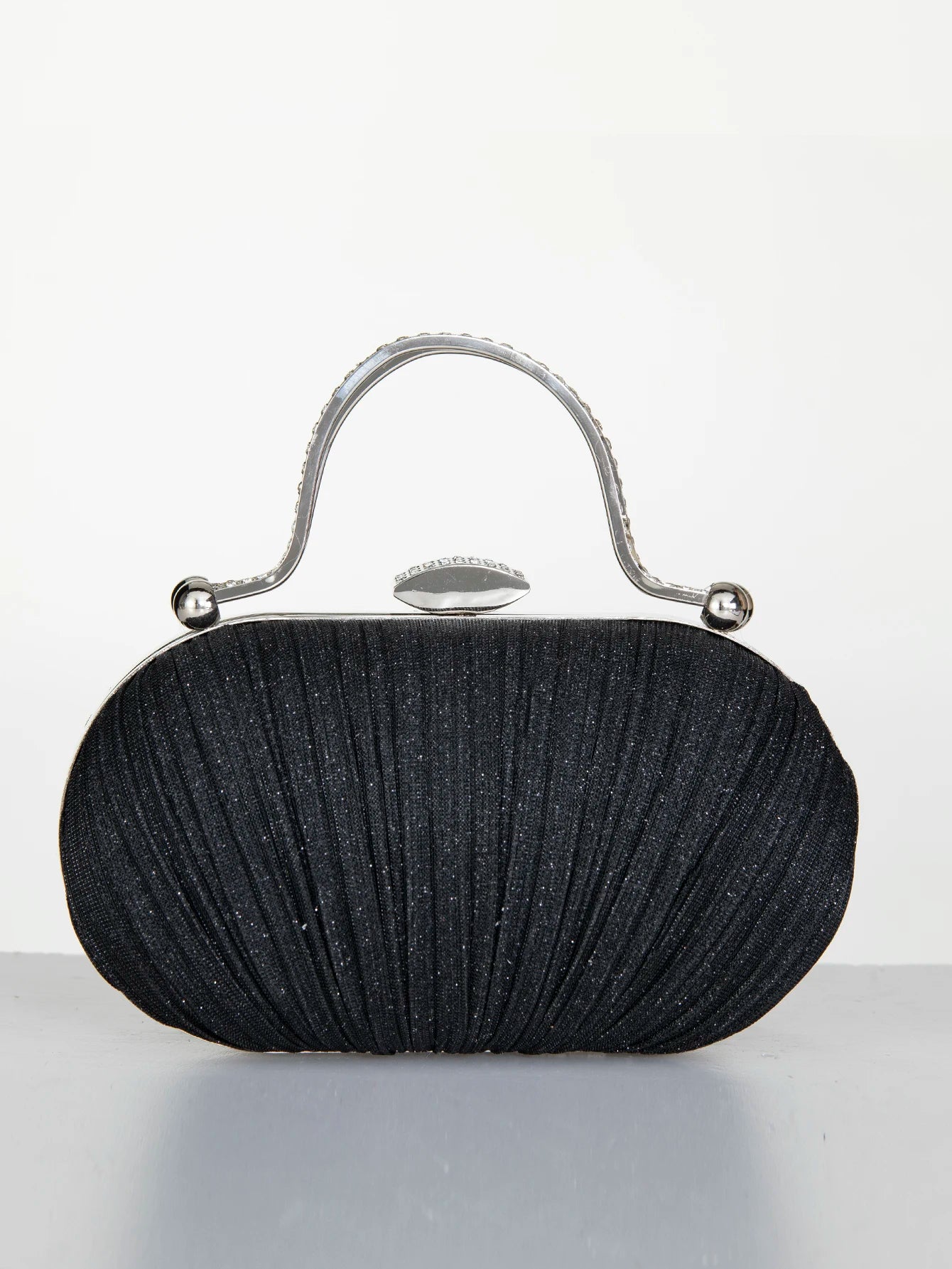 Fashion Diamond Top Handle Women Evening Handbag Clutch Bags Glitter Sequins Rhinestone Female Daily Purse for Wedding Prom