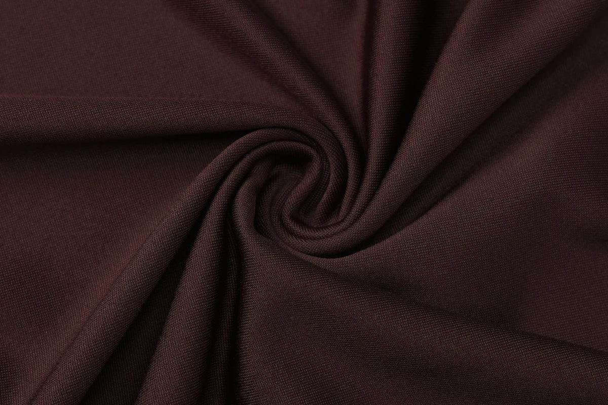 Dulzura Autumn Fashion Elegant O-Neck Long Flare Sleeve Ruched Slim Fit Ribbon Long Dress Women'S Solid Casual Party Club Outfit