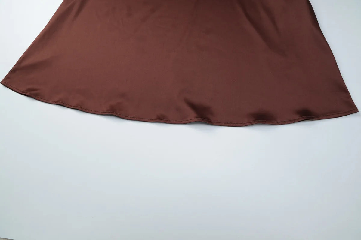 Talenza Sexy Deep V-Neck Long Dress Solid Fashion Ruched Lace Up Backless Slim Dress Elegant Vintage Luxury Party Evening Dress