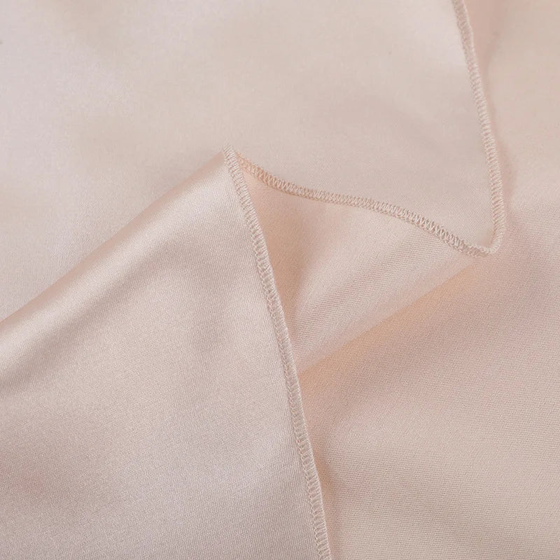 NIDANSSI Satin Ruffle Slim Backless Evening Party Dress Women Robes Bodycon Elegant Sexy Dress Midi Long Summer Dress Vestidos