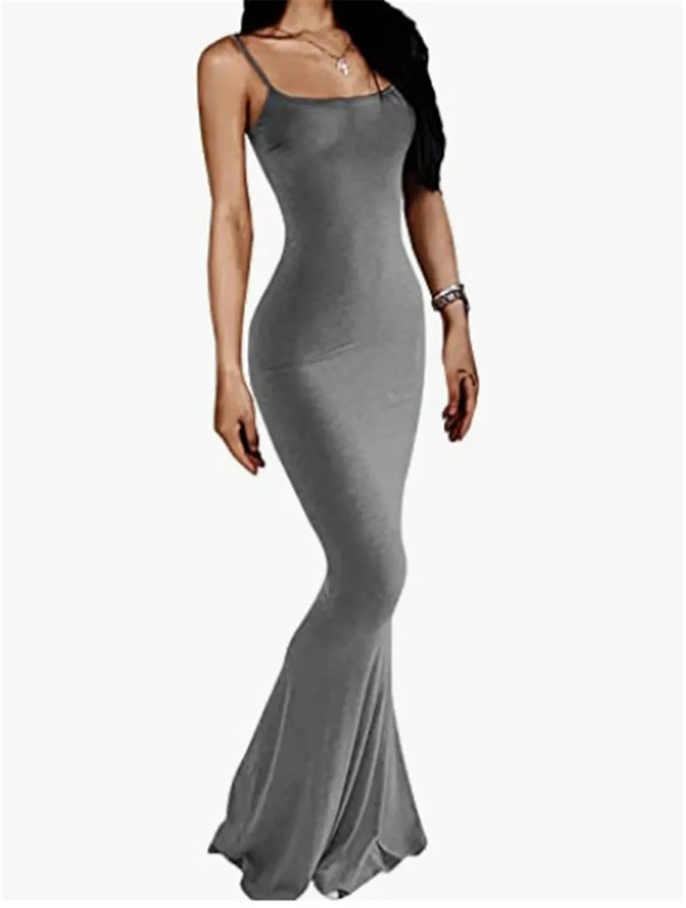 Women's Summer Maxi Dress Casual Lounge Slip Long Y2K Sexy Sleeveless Backless Bodycon  Slim Elegant Prom Party Exotic  Bohemia