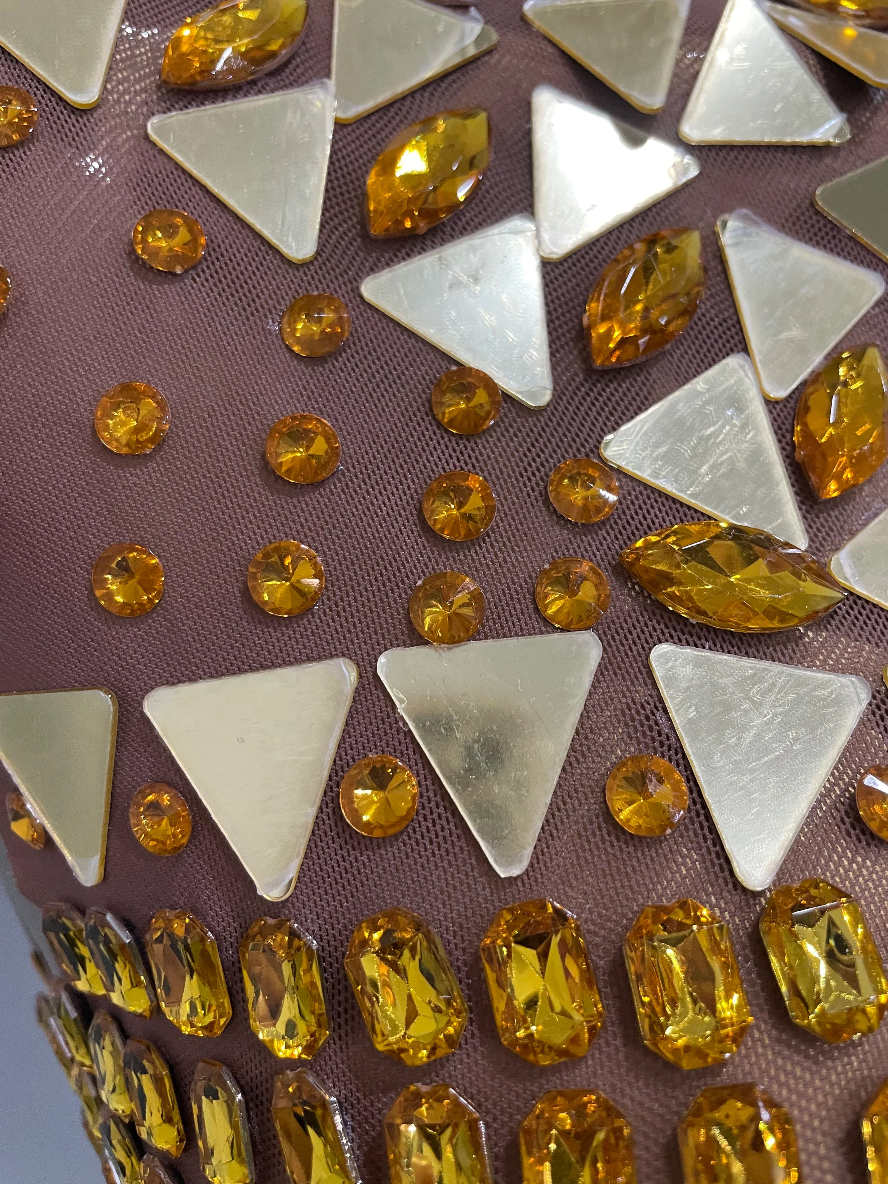 Luxury Shiny Mirror Rhinestones Hollowed-out Long Dress 2025Women Celebrity Evening Party Catwalk Prom Stage Photo Shoot Dresses