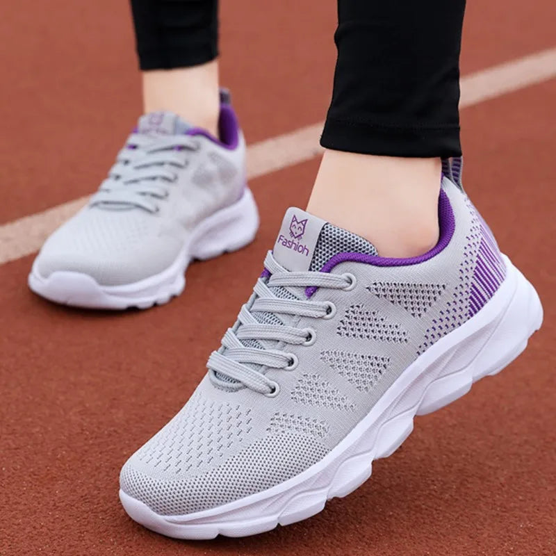 Sneakers Woman Shoes Fashion Platform Sneakers For Woman Outdoor Women's Sports Shoes Breathable Baskets Femmes Footwear Wofashion.xyz