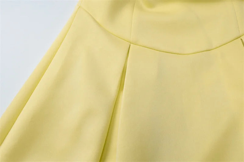 Mozision Halter Backless Sexy Midi Dress Women Fashion Solid Sleeveless High Waist A-line Club Party Pleated Long Dresses Female