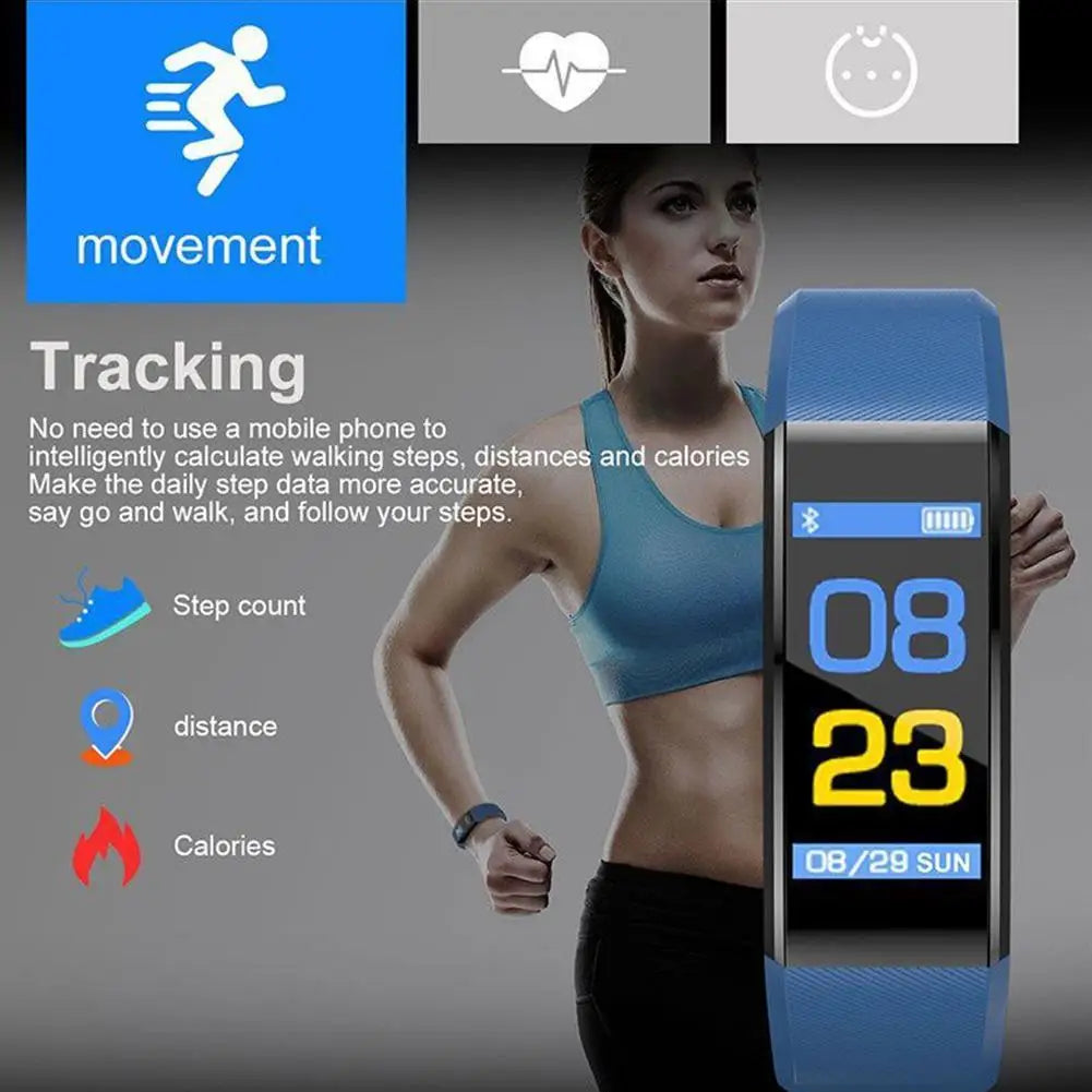 Smart Watch For Men Women Kids Multifunction Smartwatch Message Remind Music Control Fitness Sports Bracelet For IOS Android