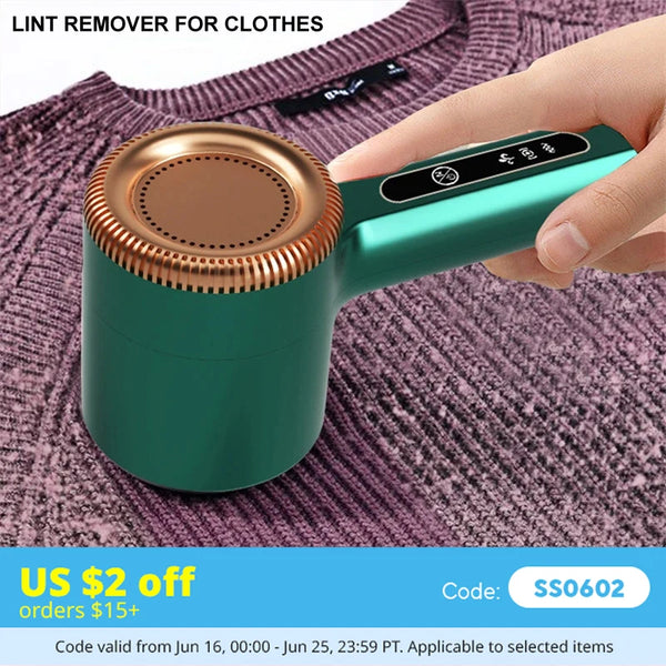 Lint Remover For Clothes Usb Electric Rechargeable Hair Ball Trimmer Fuzz Clothes Sweater Shaver Reels Removal Device Wofashion.xyz