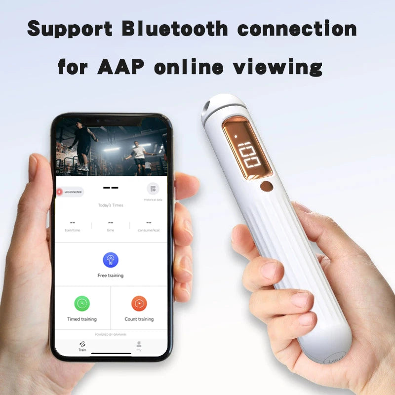 Jump Rope With Counter Adjustable Skipping Calorie Smart For Fitness Exercise And Weight Lose Counting Steel Traini Home Sport