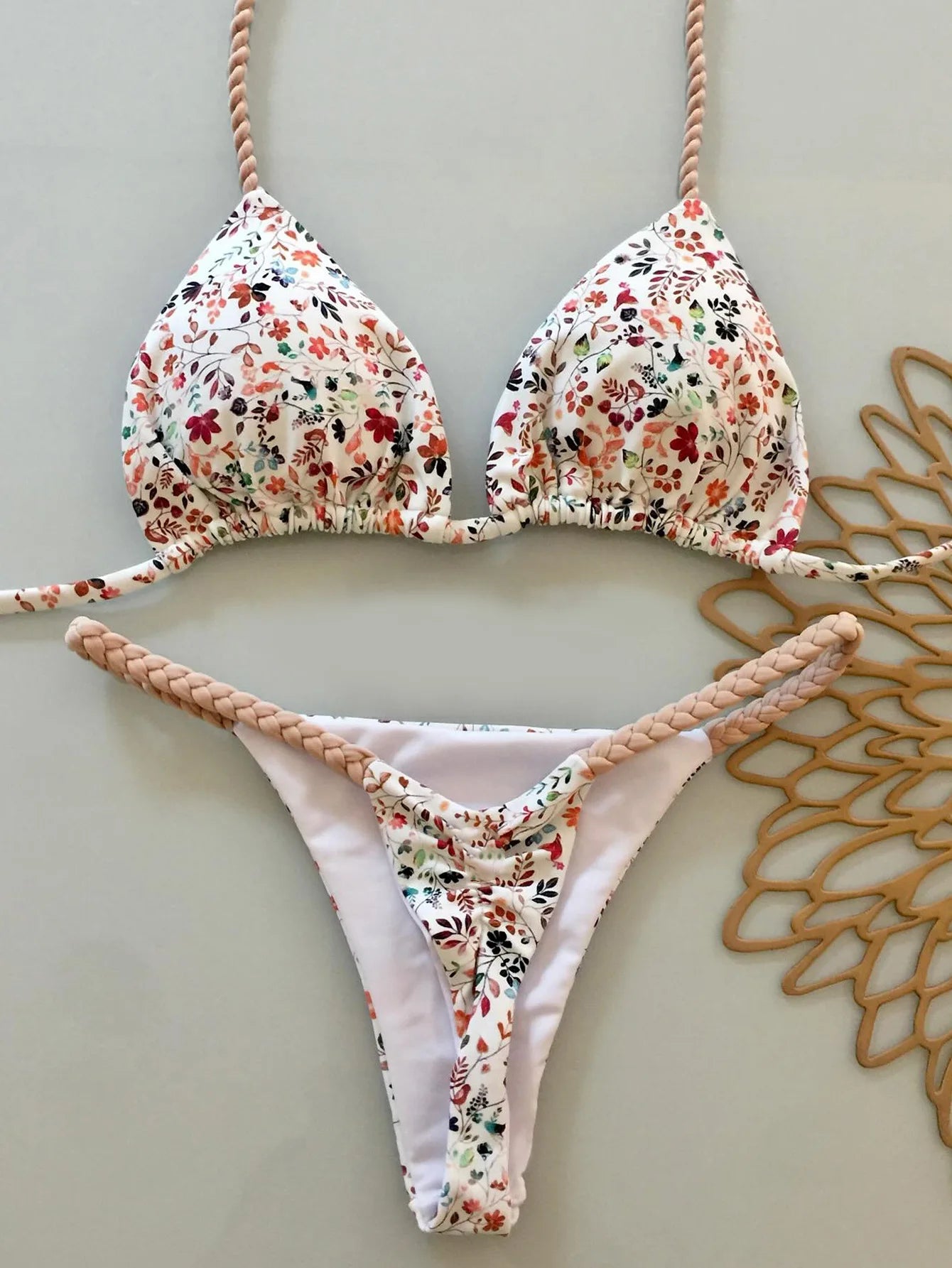 Split Women Sexy Bikini Seaside Holiday Gathering Swimwear