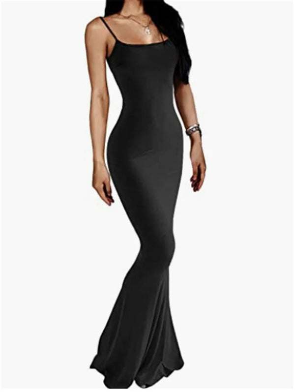 Women's Summer Maxi Dress Casual Lounge Slip Long Y2K Sexy Sleeveless Backless Bodycon Slim Elegant Prom Party Exotic Bohemia Wofashion.xyz