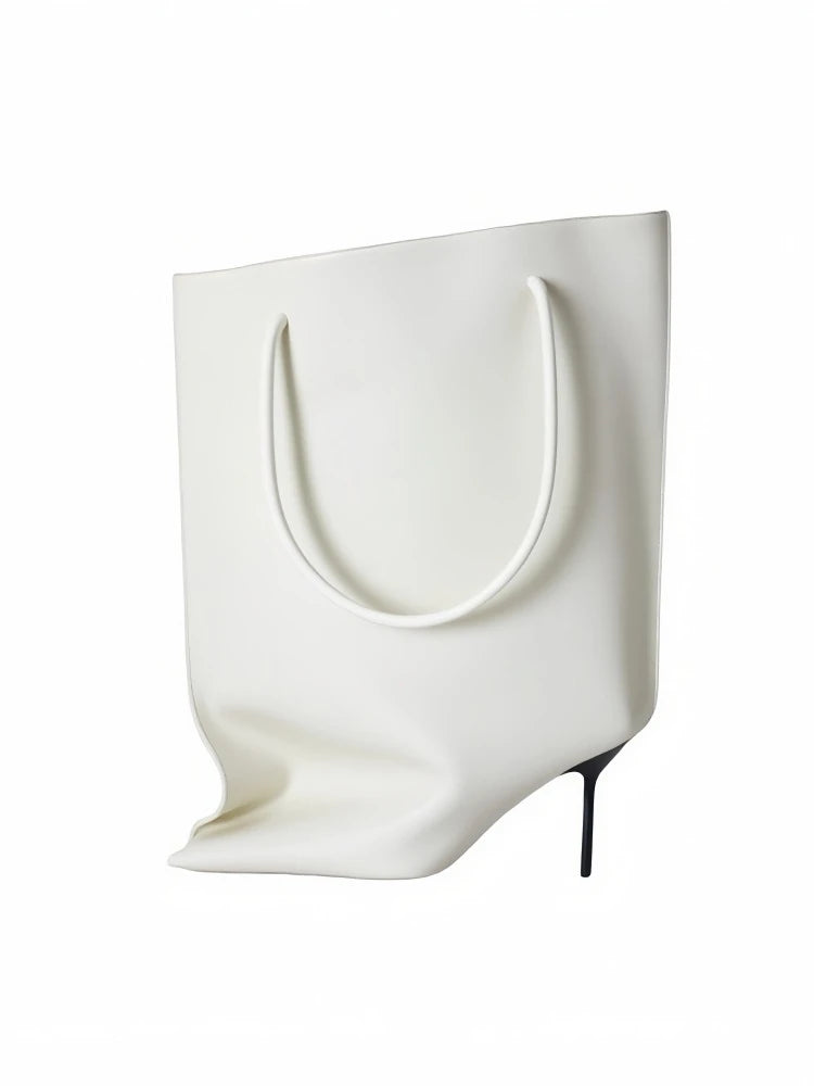 2025 Autumn/Winter New European LuxuryBanquet Show FashionWide Cuff Short Boots, HighQuality Women's Dress Shoes Elegantand Sexy