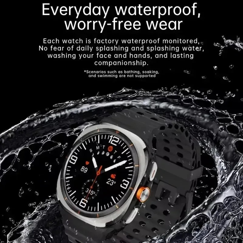 New Smart Watch Ultra 5GSmart Watch Android 1.508 Inch AMOLED Display 180 ° 8MP Rotating Camera GPS WiFi IP68 Waterproof