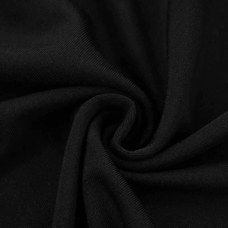 Mozision Metal Ring Long Sleeve Ruched Sexy Mini Dress Women Fashion Autumn New O Neck Draped Bodycon Club Dresses Female