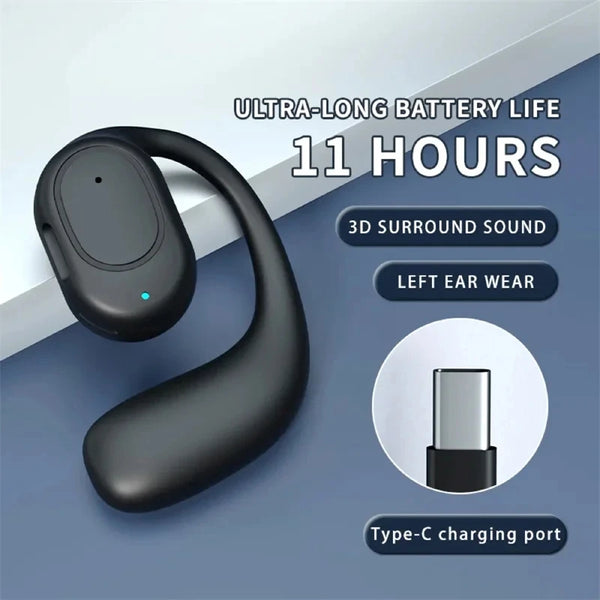 Wireless Headphones Bluetooth Headset With Microphone Bone Conduction Handsfree Noise Canceling Earphones For Driving Audifonos Wofashion.xyz