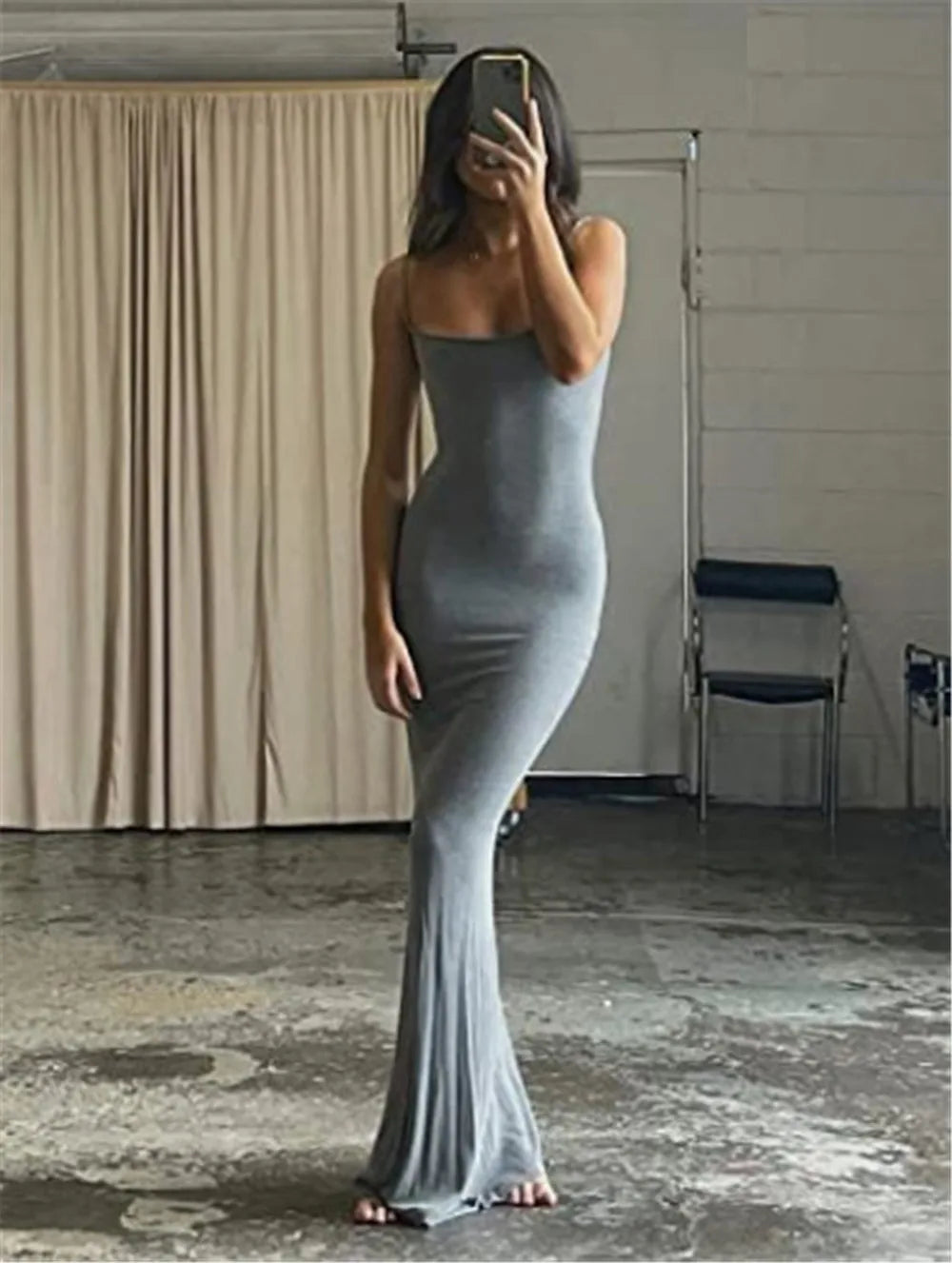 Women's Summer Maxi Dress Casual Lounge Slip Long Y2K Sexy Sleeveless Backless Bodycon  Slim Elegant Prom Party Exotic  Bohemia