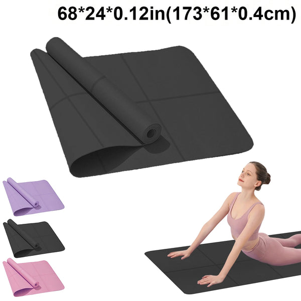 Yoga Mat Anti-skid Sports Fitness EVA Comfort Foam 4MM Thick Yoga Mat for Exercise Yoga and Pilates Gymnastics Mat Wofashion.xyz