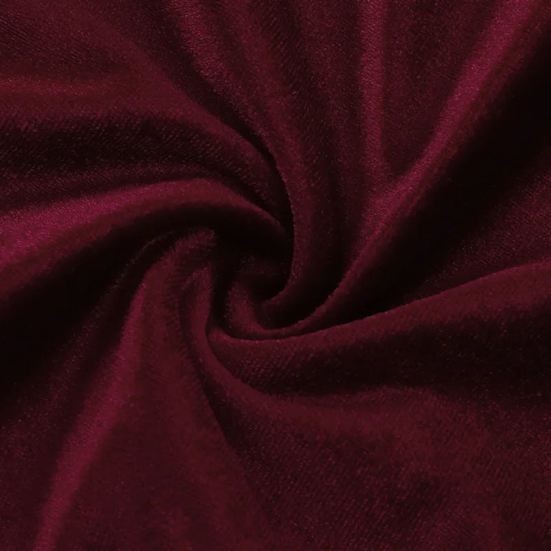 Christmas Velvet Backless Elegant Evening Club Party Dress Women Pleated Robes Sexy Dress Midi Bodycon Winter Dress Vestidos