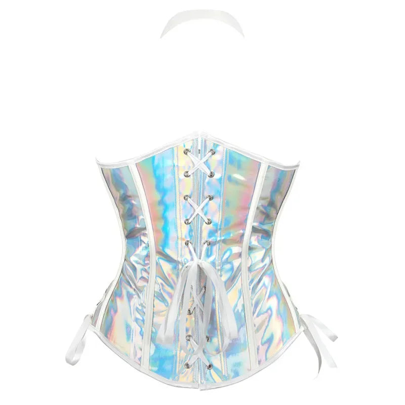 Steampunk Underbust Corset Vest Waist Cincher Vest Leather Bustier Top Sexy Women's Plus Size Gothic Punk Corselet