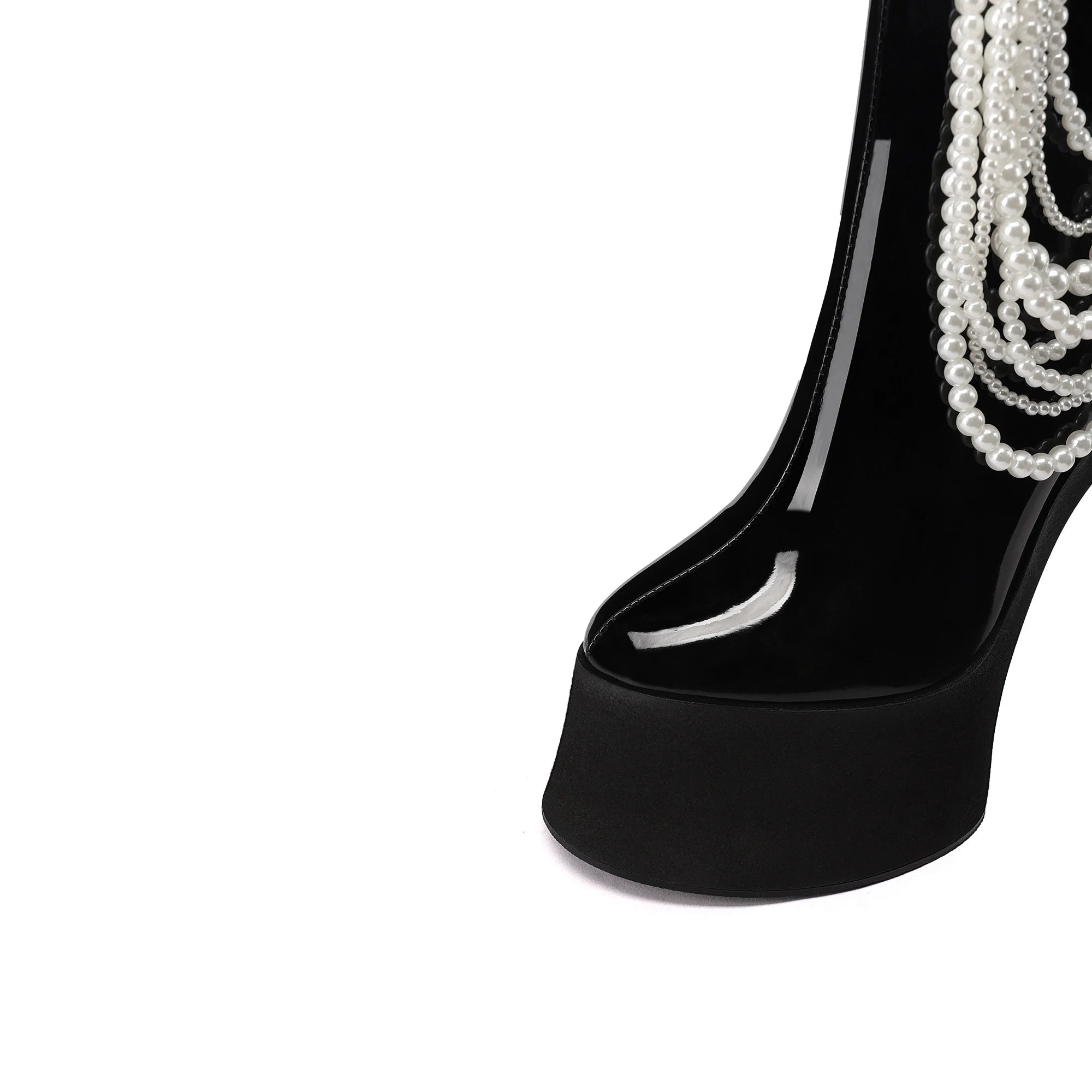 2025 European and American women's fashion opposite sex tailless design dance runway short bootswith side zipper knee high boots