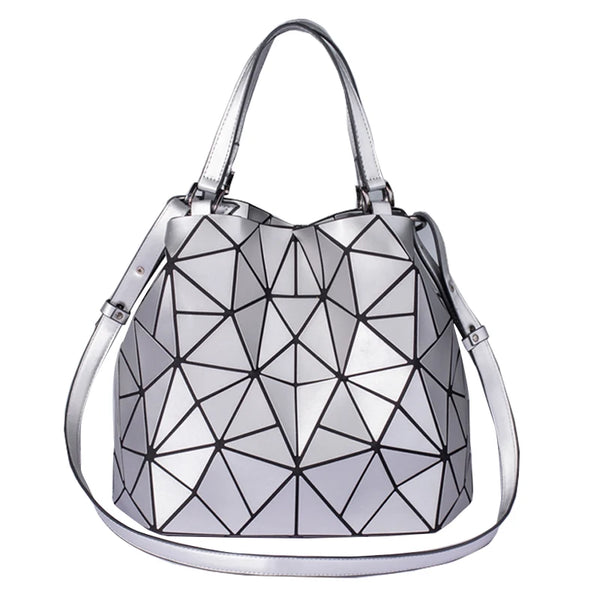 Handbags Bags For Women 2025 Designer Luxury Tote Bucket Bag Fashion Geometric Crossbody Shoulder Messenger Hand Bag Silver Wofashion.xyz