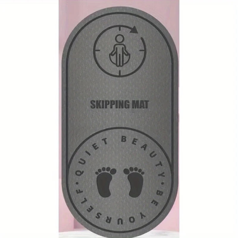 1pc (2.36in/3.15in) ThicknessTPE Jump Rope Mat, Durable Non-Slip Fitness Exercise Ma Suitable  Fitness Training, Body Workout